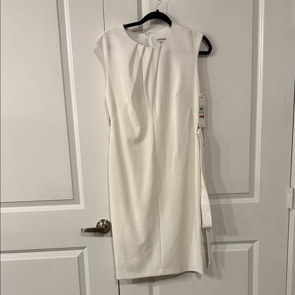 NWT Calvin Klein Ivory Midi Dress size 8